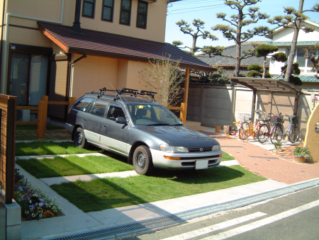 個人住宅の駐車場